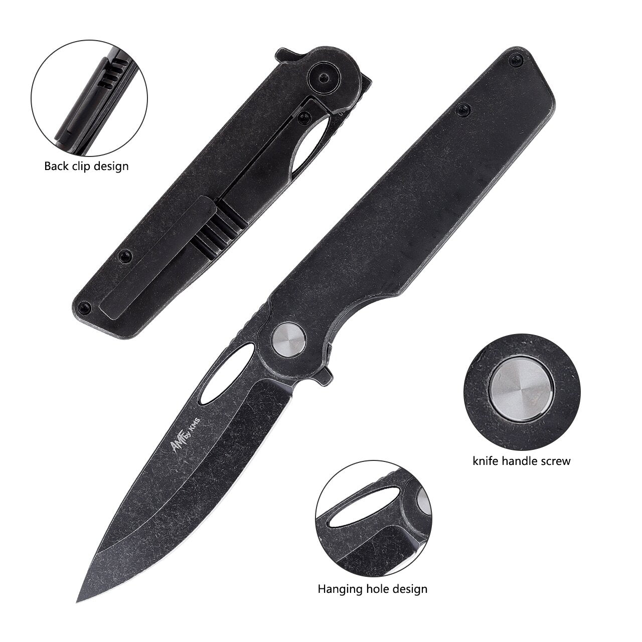 DRAGON EDC knife BLACK version..designed by Anthony Fumia,original US created!