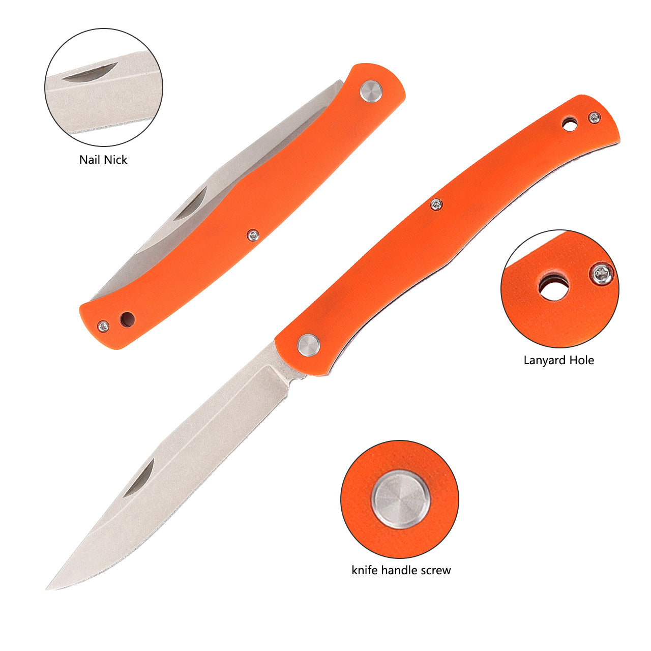 FRIENDSHIP-NON-LOCK folding knife designed by KIZLYAR KNIVES