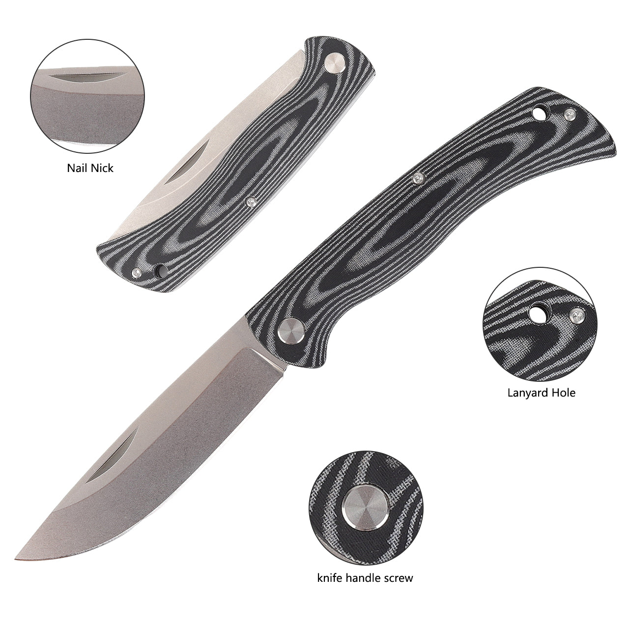 FRIENDSHIP-NON-LOCK folding knife designed by KIZLYAR KNIVES