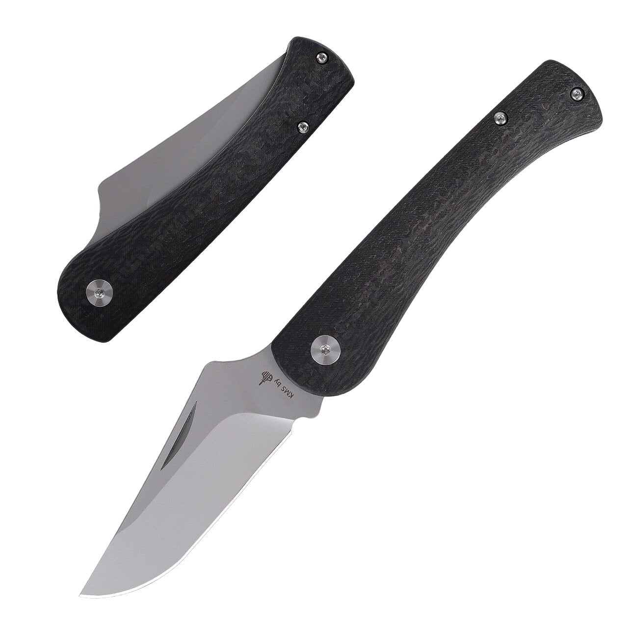 SNEAK PEEK at the Woodpecker slip joint knife with HALF STOP designed by Brad Maglott