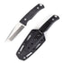 KMS S-ARMOR Full-Tang Fixed Blade Tactical Knife – VG10 steel blade, G10 handle, kydex sheath for Survival, Camping, Hunting &amp; EDC