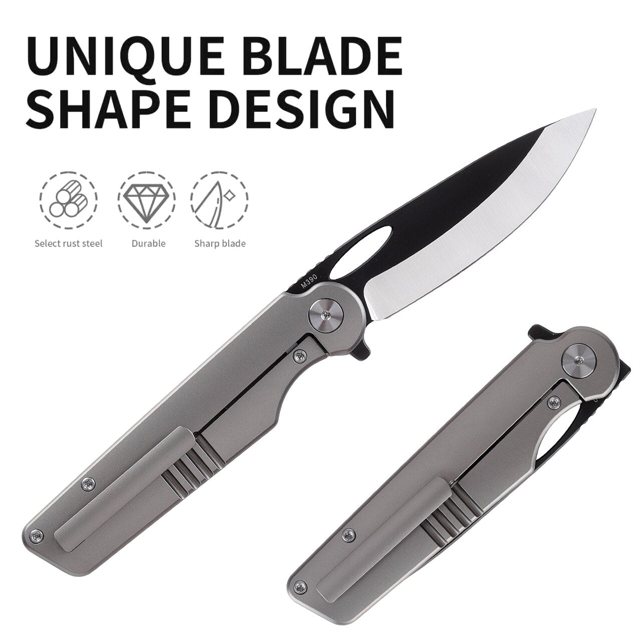 DRAGON EDC knife GREY version..designed by Anthony Fumia,original US created!