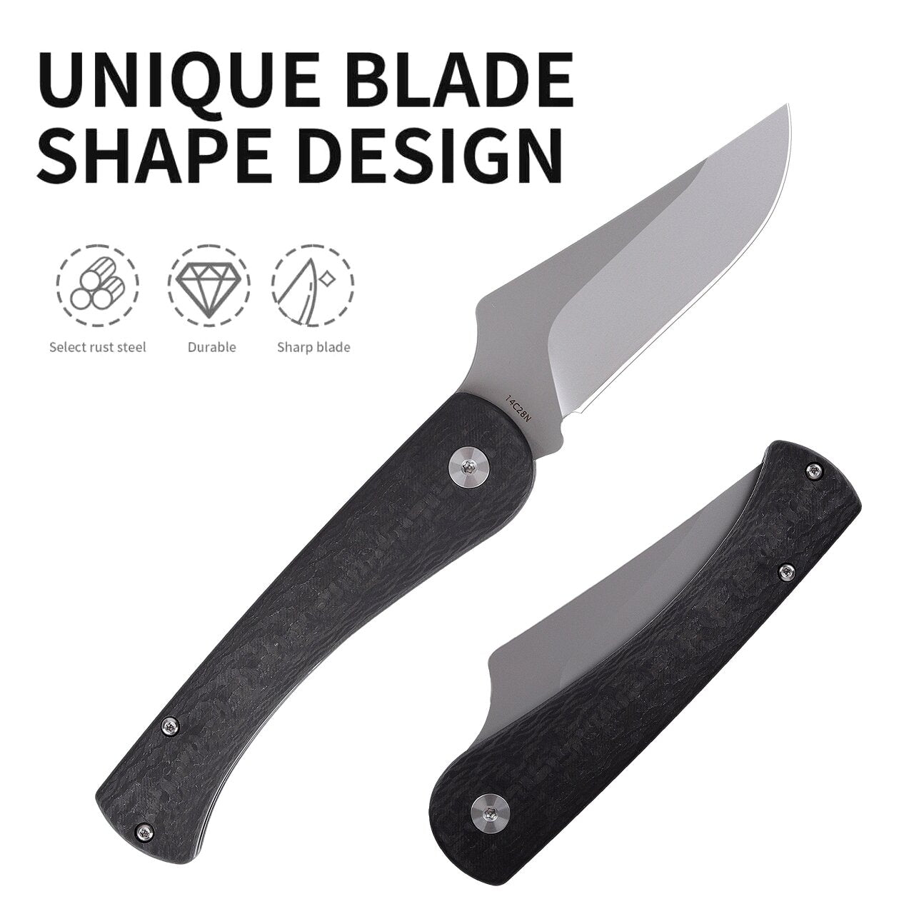 SNEAK PEEK at the Woodpecker slip joint knife with HALF STOP designed by Brad Maglott