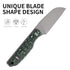 TOUCAN-Parrot Beak blade 14C28N unique EDC-Original American design by Brad Maglott