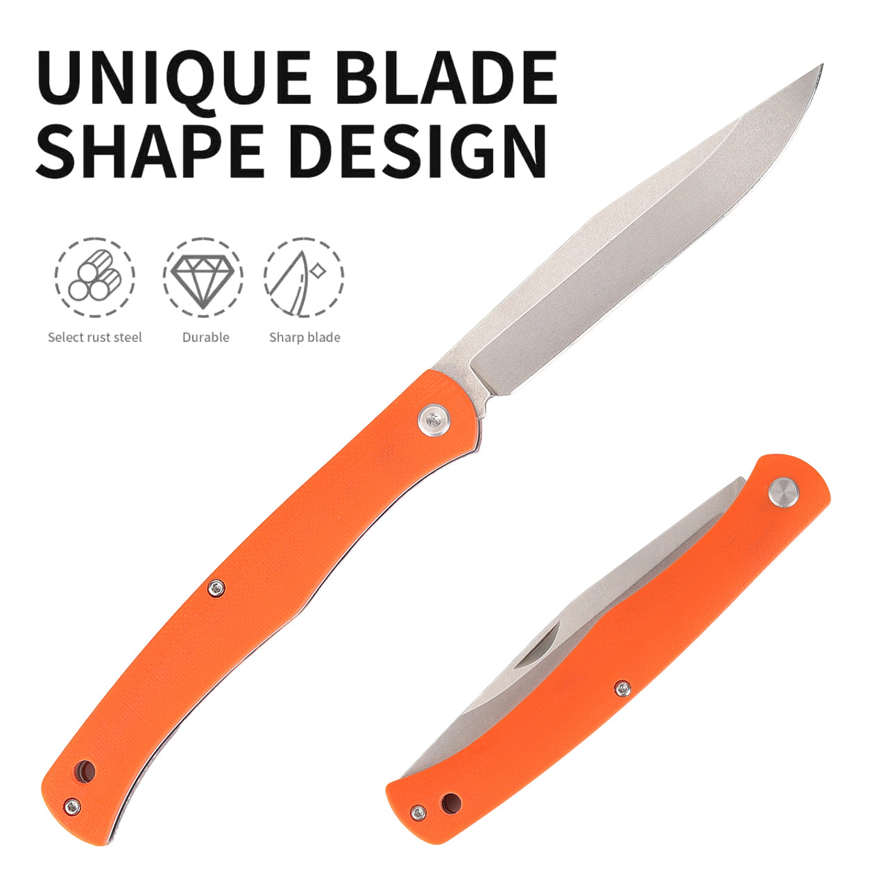 FRIENDSHIP-NON-LOCK folding knife designed by KIZLYAR KNIVES