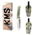 KMS S-ARMOR Full-Tang Fixed Blade Tactical Knife – VG10 steel blade, G10 handle, kydex sheath for Survival, Camping, Hunting &amp; EDC