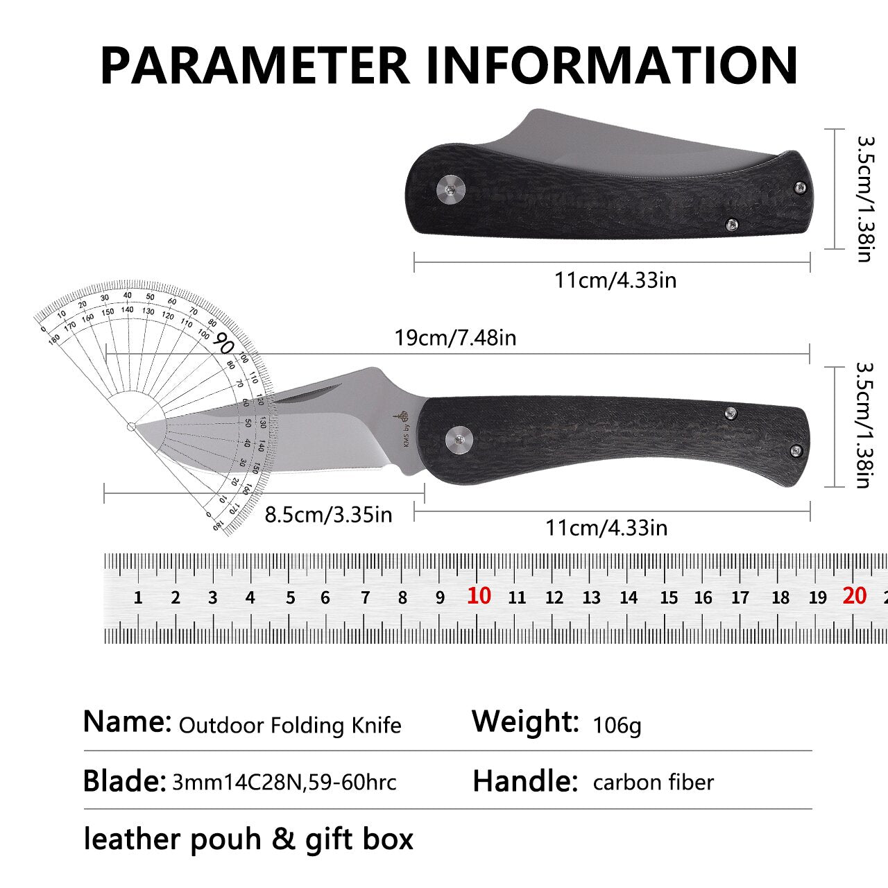 SNEAK PEEK at the Woodpecker slip joint knife with HALF STOP designed by Brad Maglott