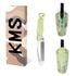 KMS S-ARMOR Full-Tang Fixed Blade Tactical Knife – VG10 steel blade, G10 handle, kydex sheath for Survival, Camping, Hunting &amp; EDC