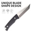 KMS S-ARMOR Full-Tang Fixed Blade Tactical Knife – VG10 steel blade, G10 handle, kydex sheath for Survival, Camping, Hunting &amp; EDC