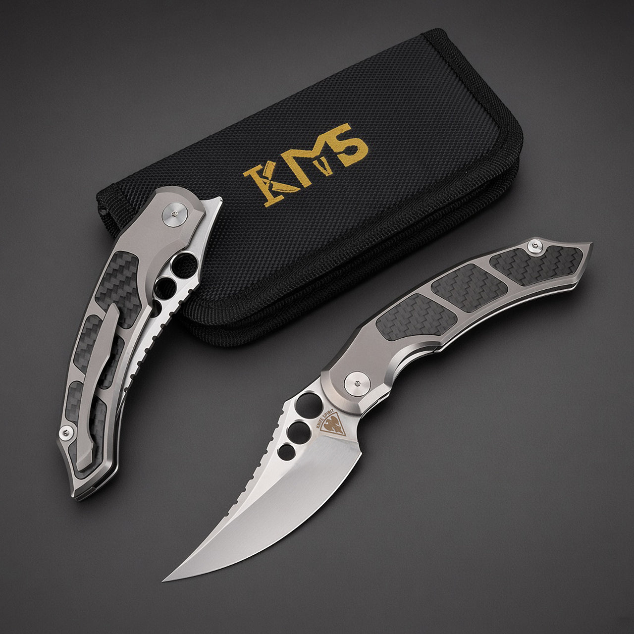 ZORD TA/CF-PREMIUM version-folding knife designed by KnifeSpirit