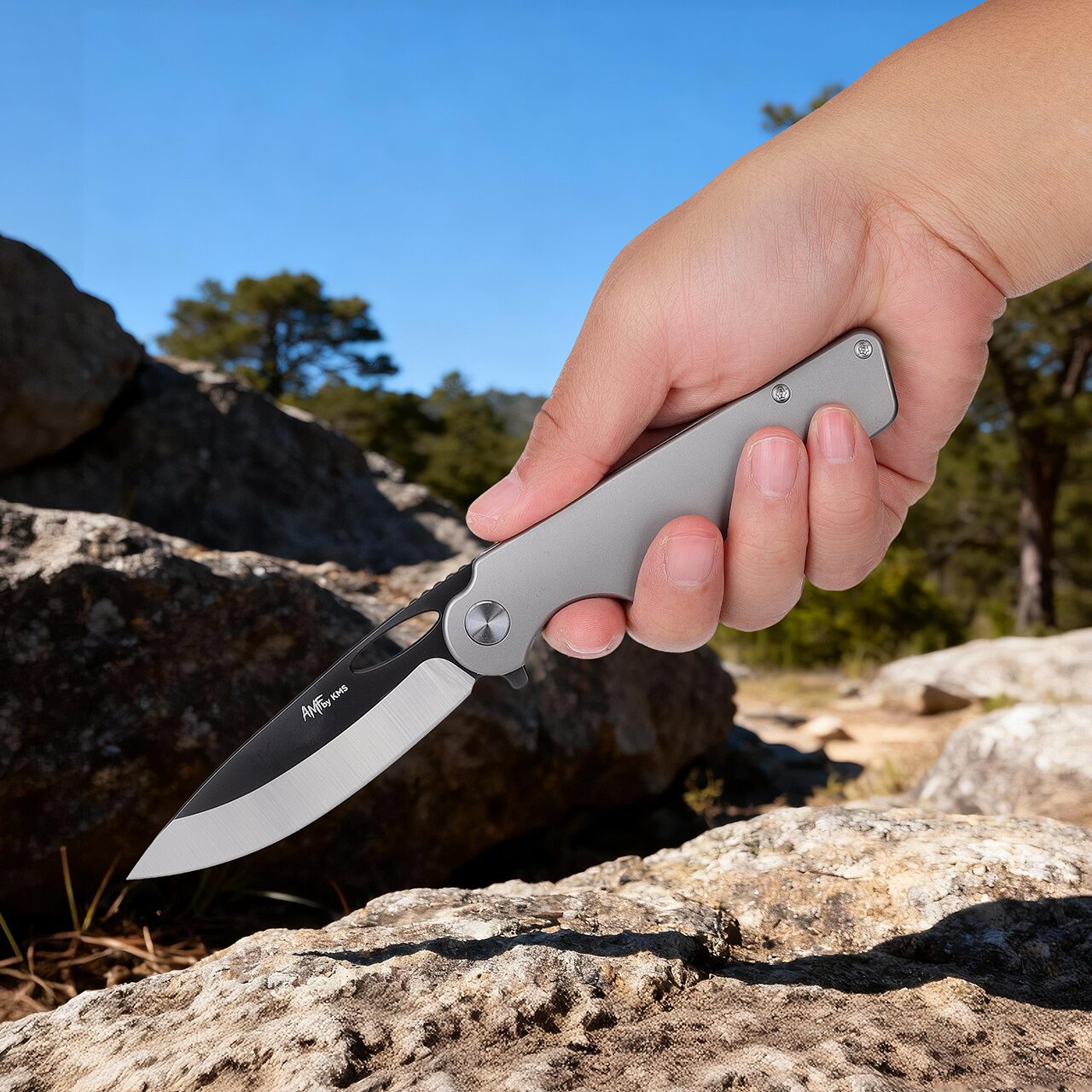 DRAGON EDC knife GREY version..designed by Anthony Fumia,original US created!
