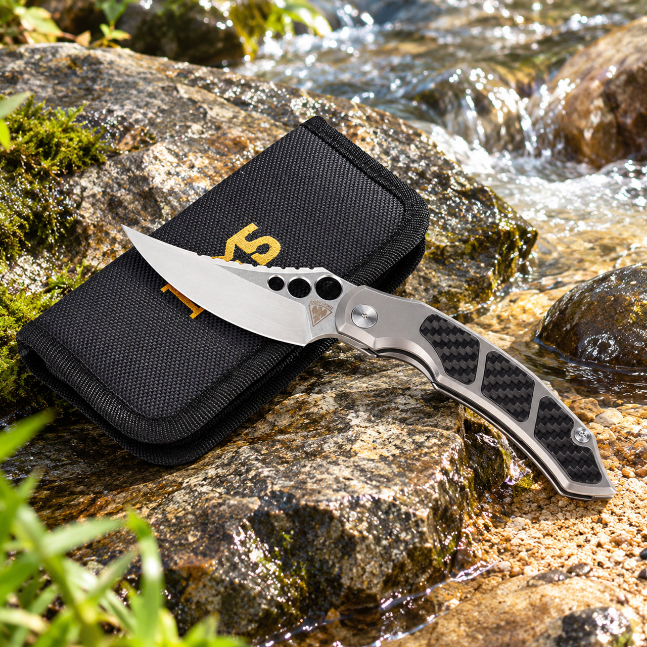 ZORD TA/CF-PREMIUM version-folding knife designed by KnifeSpirit