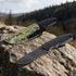 KMS B-ARMOR Full-Tang Fixed Blade Tactical Knife – VG10 steel blade, G10 handle, kydex sheath for Survival, Camping, Hunting & EDC