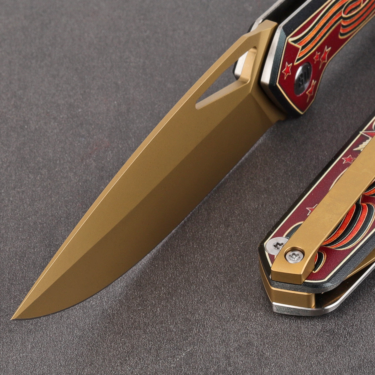 KAD2608-TA 3D version; THUMB HOLE EDC BORN for the 80th Anniversary of Victory in the Anti-Fascist War
