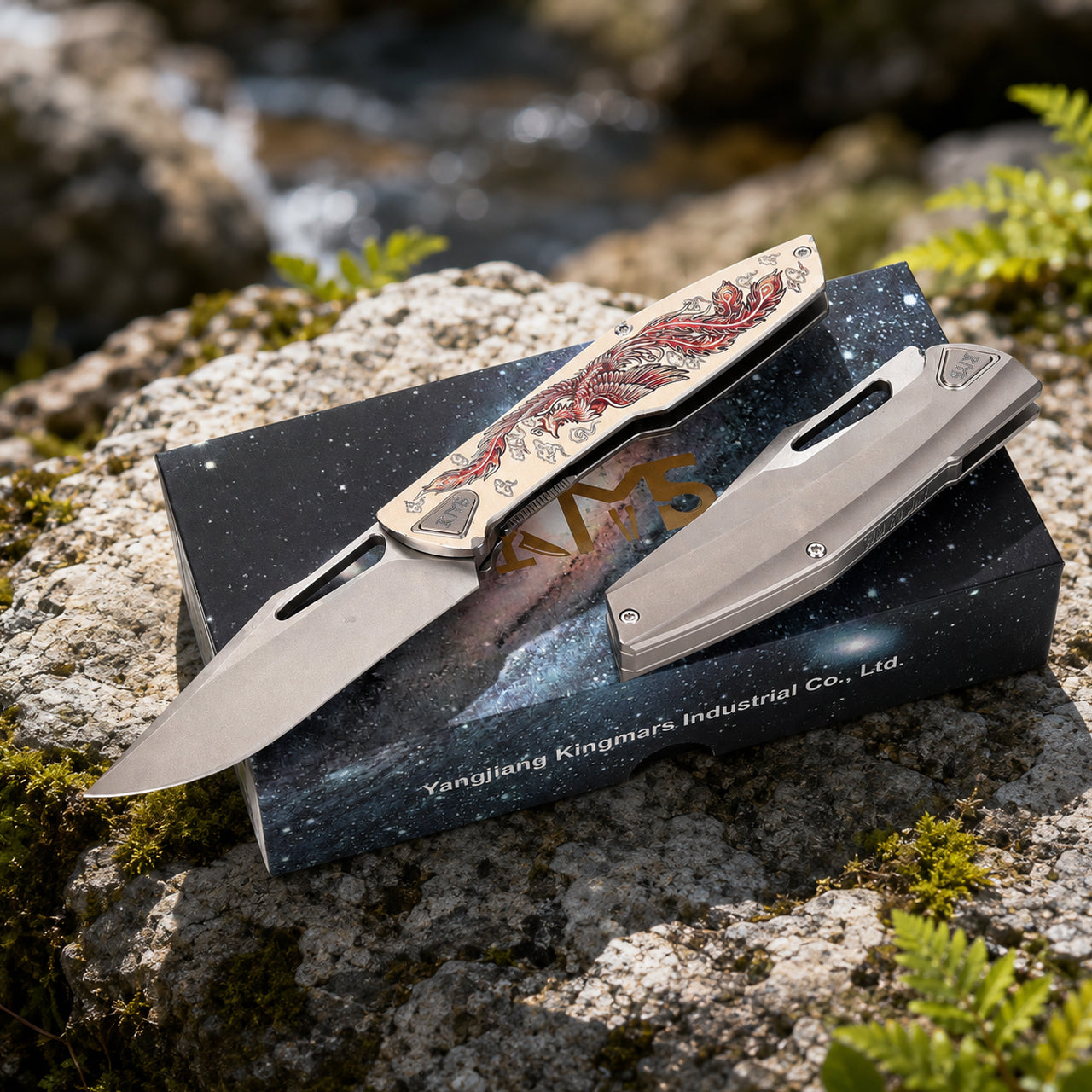 PHEONIX 3D version-Unique folding knife...designed by Anthony Fumia-AmF brand.