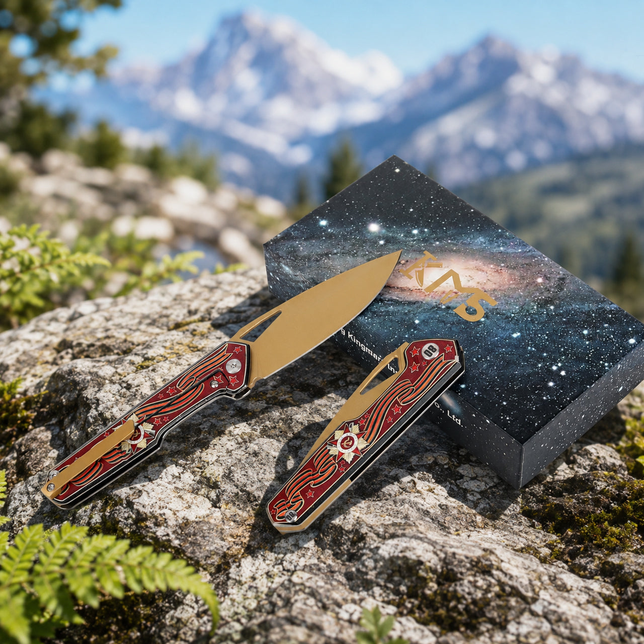 KAD2608-TA 3D version; THUMB HOLE EDC BORN for the 80th Anniversary of Victory in the Anti-Fascist War