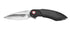 WOMSI-ICON by ALFKNIVES Drop Point Knife with Ceramic Bearings D2 steel blade+Carbon Fiber handle