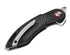 WOMSI-ICON by ALFKNIVES Drop Point Knife with Ceramic Bearings D2 steel blade+Carbon Fiber handle