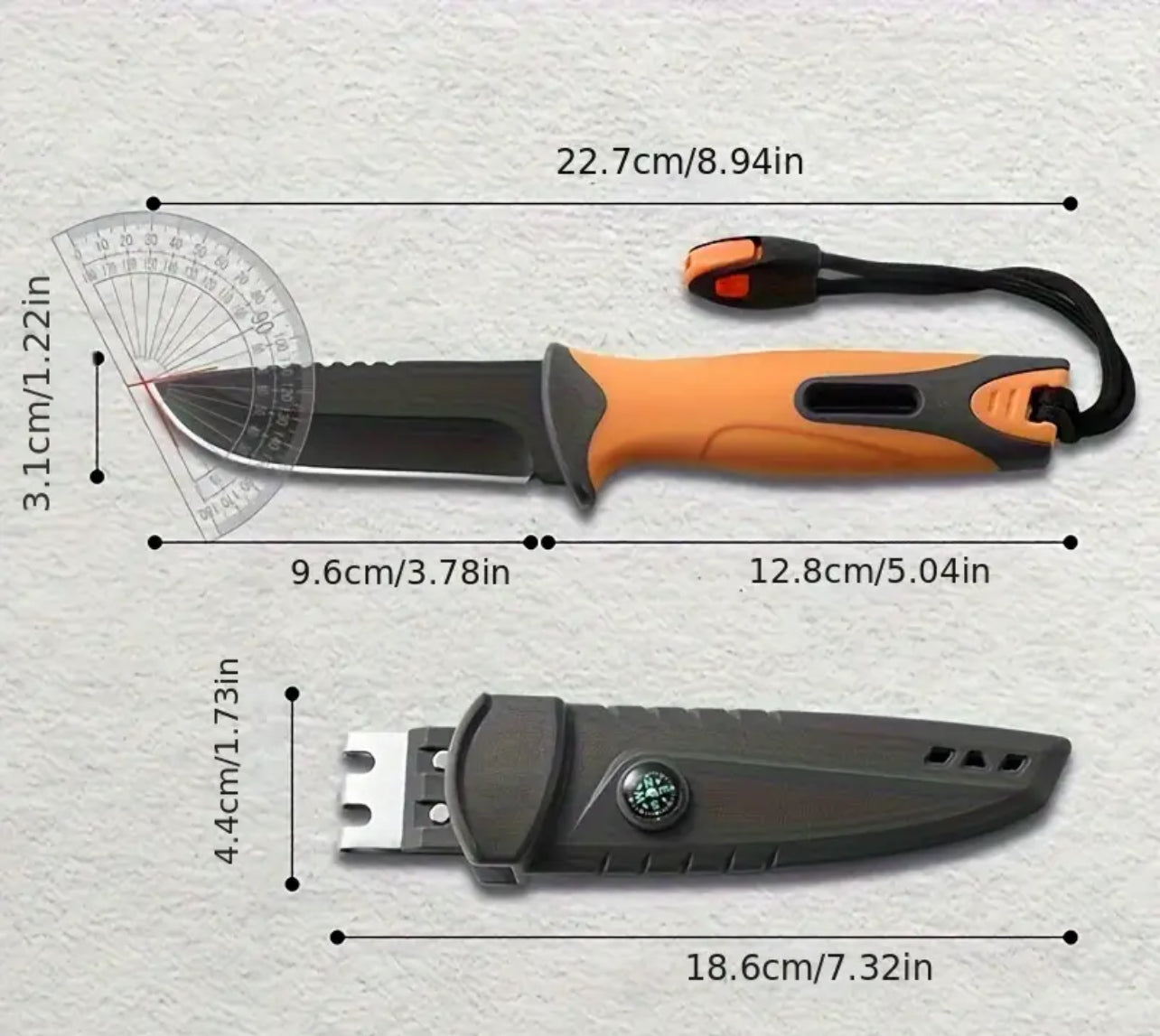 Must-have Fixed-blade Knife, Multifunctional Cutter