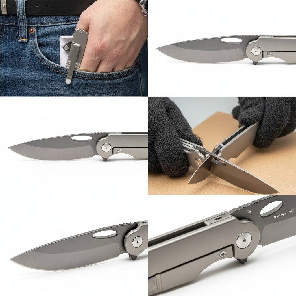 DRAGON EDC knife with grey&black version..designed by Anthony Fumia,original US created!