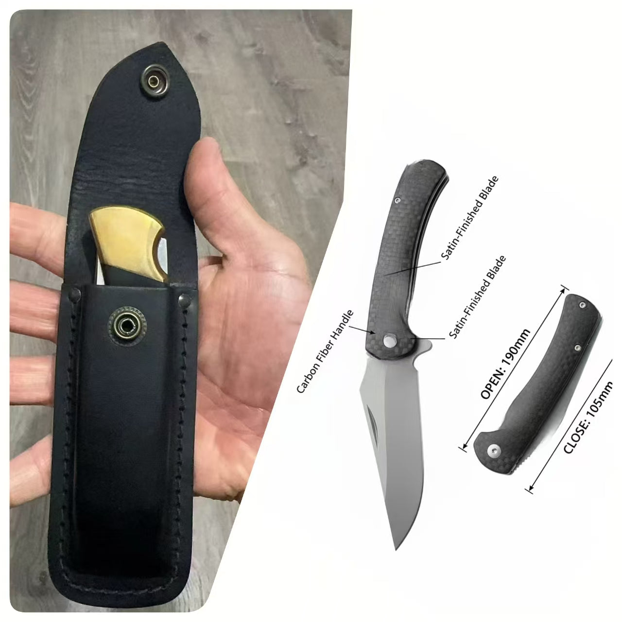 SNEAK PEEK at the Woodpecker slip joint knife with HALF STOP designed by Brad Maglott