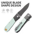 ED2502 UNIQUE brad-new TI-CNC Folding Knife