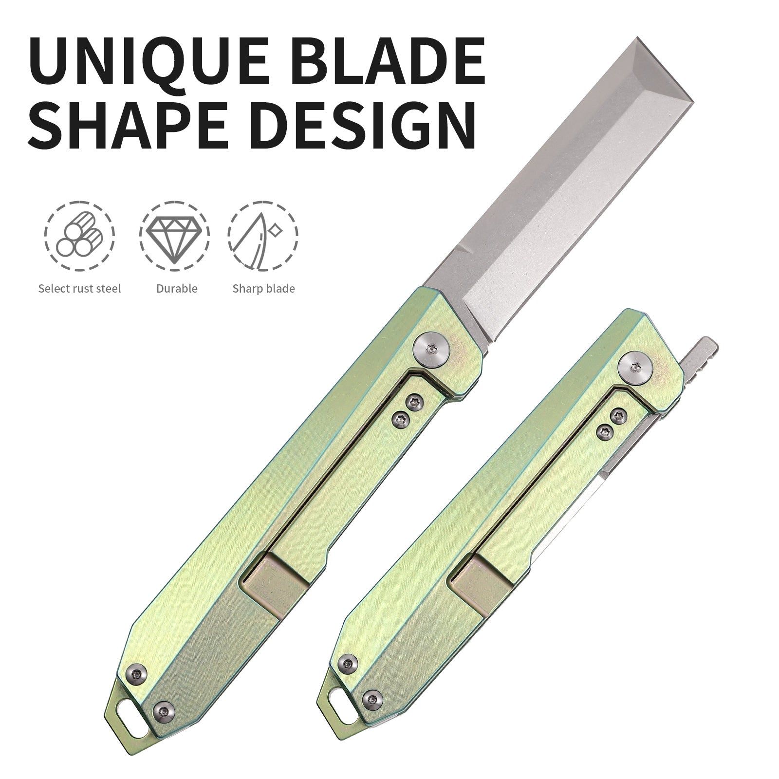 AV2409 Razor-shaped folding knife