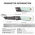 ED2502 UNIQUE brad-new TI-CNC Folding Knife
