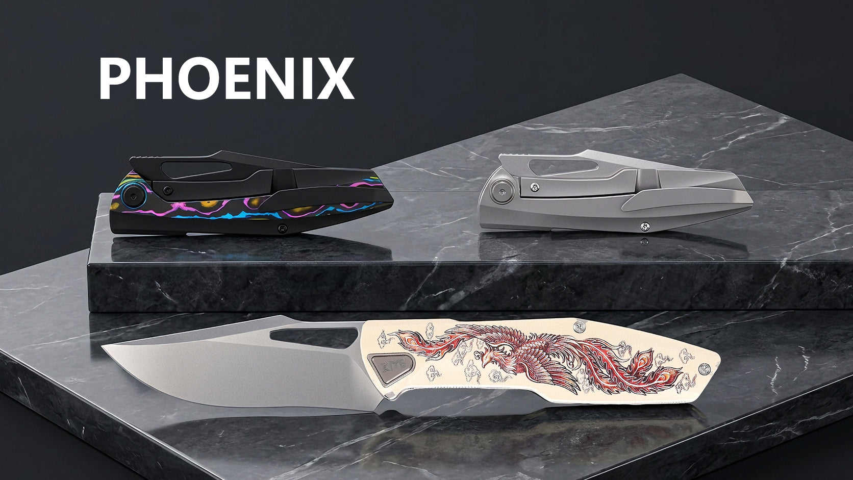 PHEONIX TI-version-folding knife...designed by Anthony Fumia-AmF brand