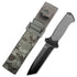 WOMSI PARTNER Fixed Blade Knife Stainless Steel Knife with Kydex Sheath, for Outdoor Camping Hunting,Tactical,etc.