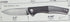 K023-cf009 FORTRESS FOLDING KNIFE with TITANIUM & CARBON FIBER handle