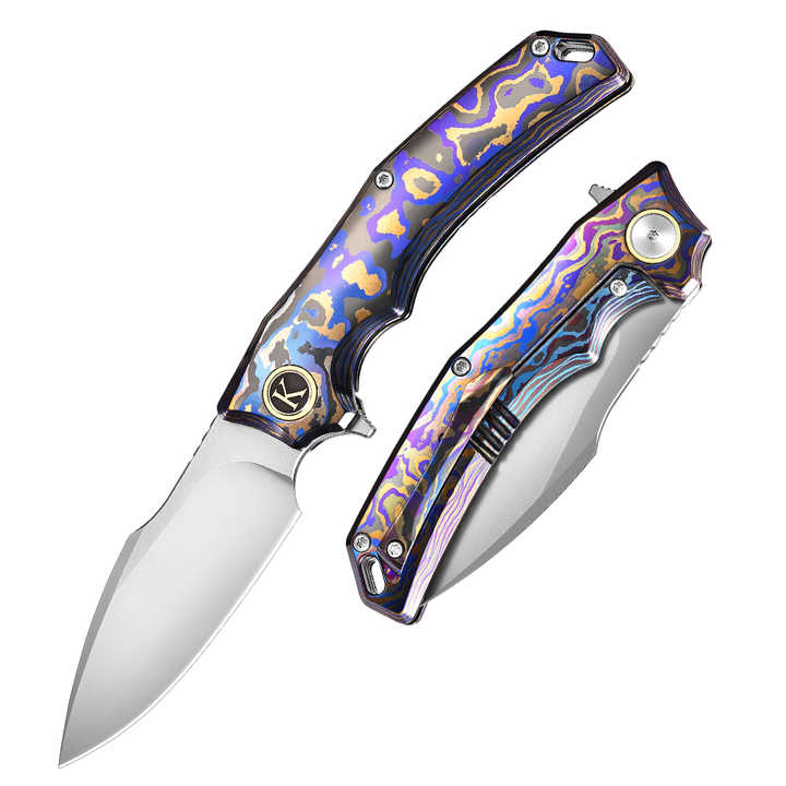 KMS0803D-ED LEXURY FOLDING KNIFE by CNC
