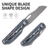 Thumb Hole EDC-RAVEN-a small pocket FOLDING-blade knife rocking CF