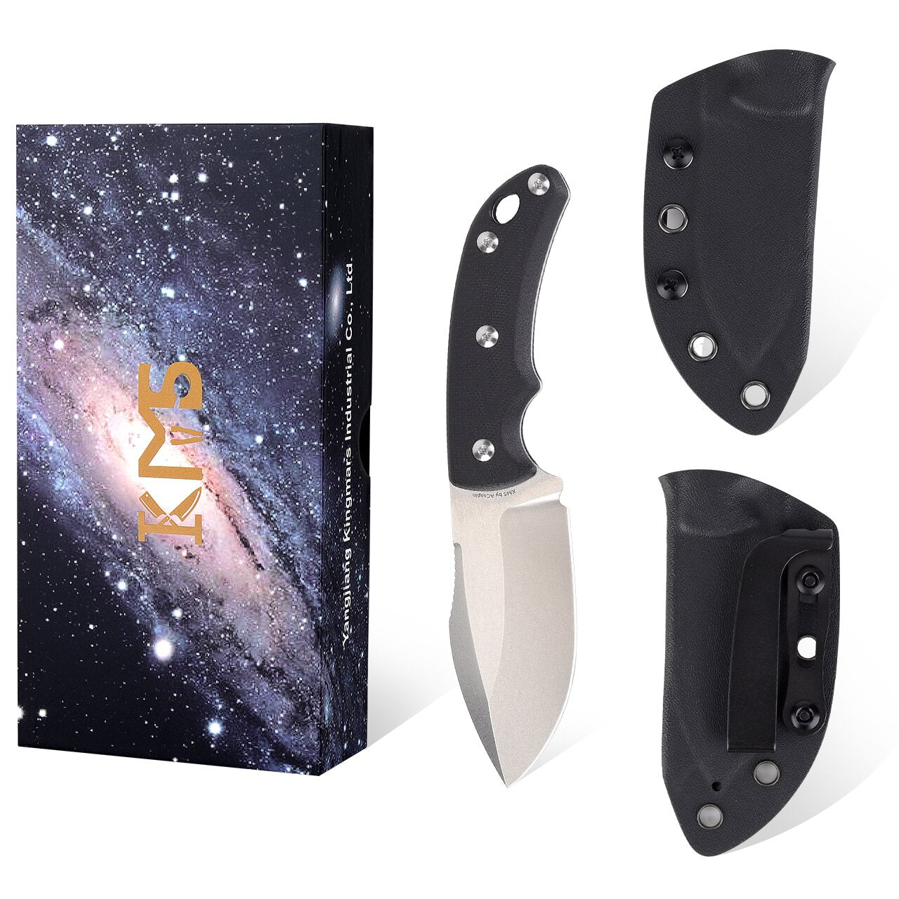 LITTLE MONSTER-BLACK tactical knife DESIGNED by ClubEDCguate