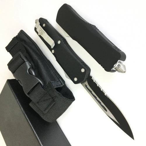 OTF...Tactical OTF Stainless Steel Automatic Knife--Customized logo by OEM/ODM orders of MOQ 300pcs