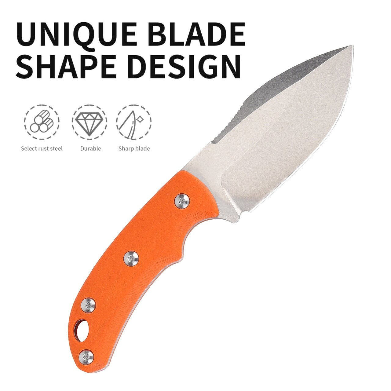 LITTLE MONSTER-BLACK tactical knife DESIGNED by ClubEDCguate