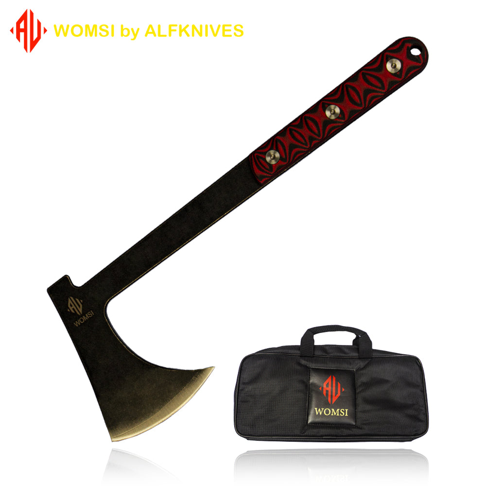 No.5 Portable Stainless Steel Full Tang,Tactical Tomahawk,Stainless Steel Hatchet Battle Axe