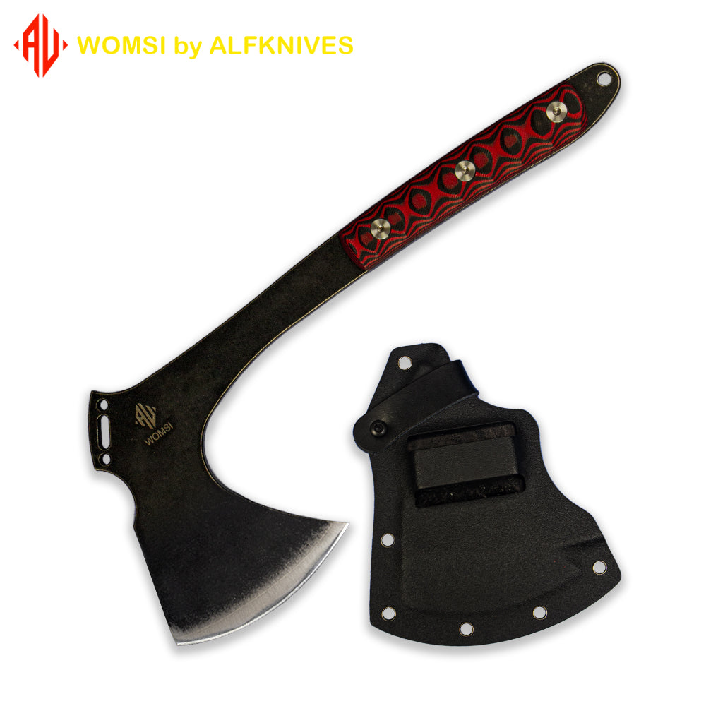 No.6 Portable Stainless Steel Full Tang,Tactical Tomahawk,Stainless Steel Hatchet Battle Axe