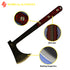 No.5 Portable Stainless Steel Full Tang,Tactical Tomahawk,Stainless Steel Hatchet Battle Axe