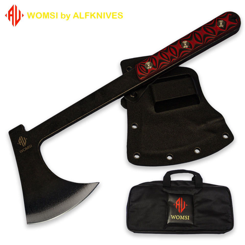 No.5 Portable Stainless Steel Full Tang,Tactical Tomahawk,Stainless Steel Hatchet Battle Axe