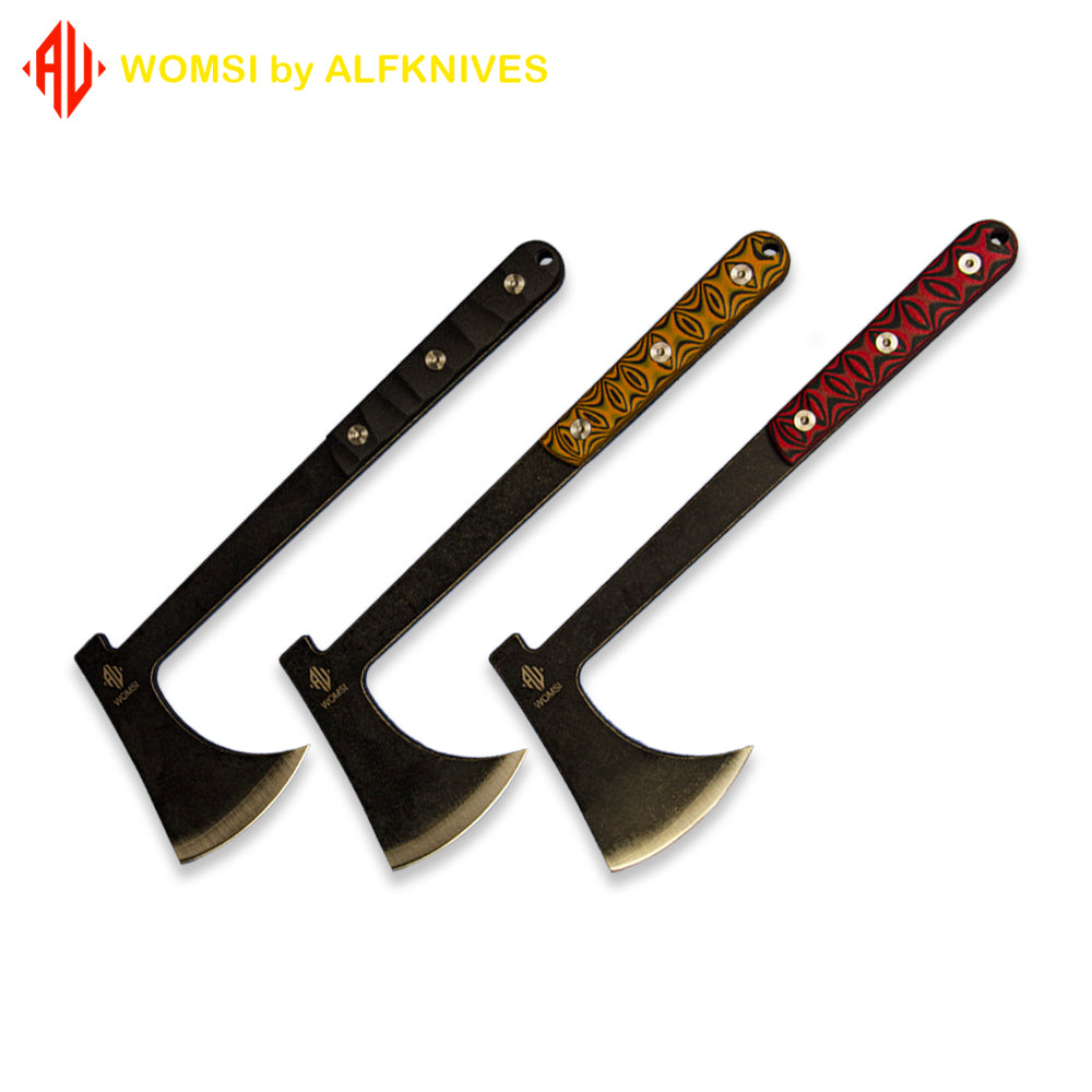 No.5 Portable Stainless Steel Full Tang,Tactical Tomahawk,Stainless Steel Hatchet Battle Axe