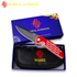 Folding Knife, 420 Steel Clipped with S90VN Supper Power Steel, Cental HRC64, Surface HRC60, Sonorous & Durable G10 Handle,Ceramic Bearing Inside for Hunter Outdoor Bushcraft Fishing Hiking