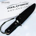 WOMSI-POHLFORCE Fixed Blade Knives with Sheath - Ace Field Knife, Survival Knife, Hunting Knife, Camping Knife with 6.85'' D2 Blade