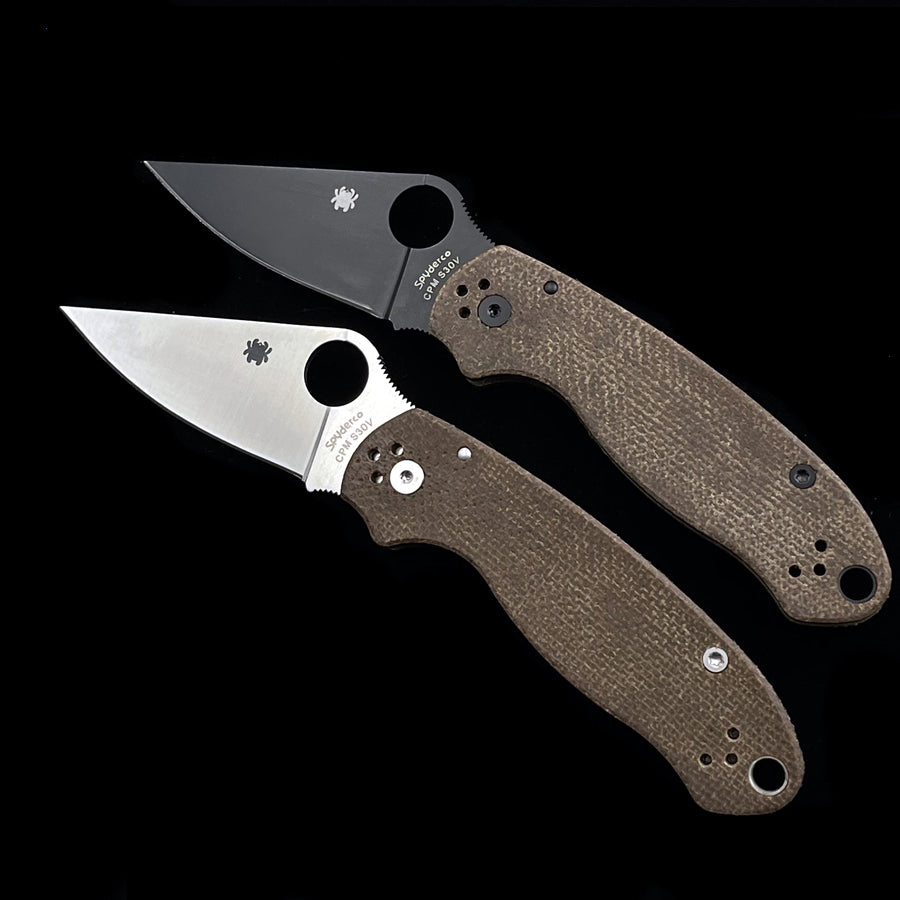 C223 Para 3 Micarta bearing folding knife