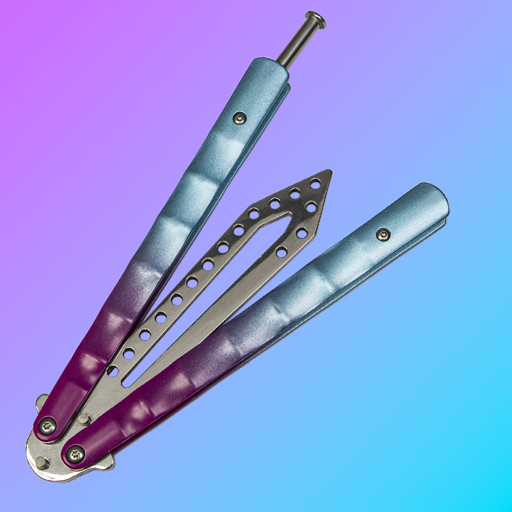 Butterfly Knife, Unsharpened Blade Practice Tool Fold Flip