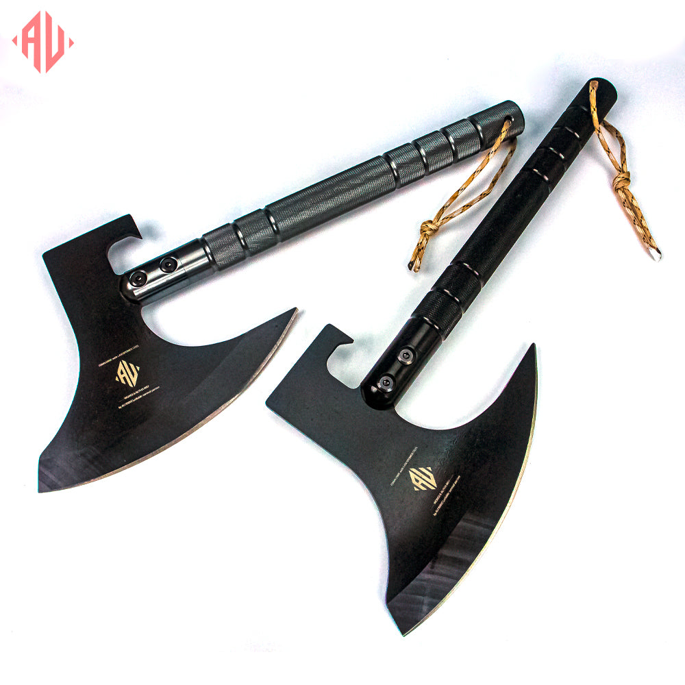HERCULES Portable Stainless Steel Tomahawk for Outdoor Hiking, Backpacking, Emergency, Hunting