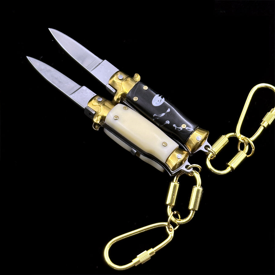 Italian AKC Mafia 2.85 inch Mini Keychain Folding Knife