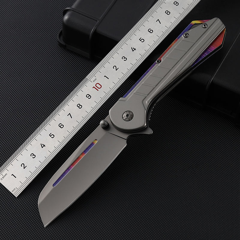 Price US$ 10.63 High Quality Hot Sale Edc Titanium Coating Blade Can Be Customized Logo Stainless Steel Customized Camping Folding Pocket Outdoor Knife Buy On Alfknives.com