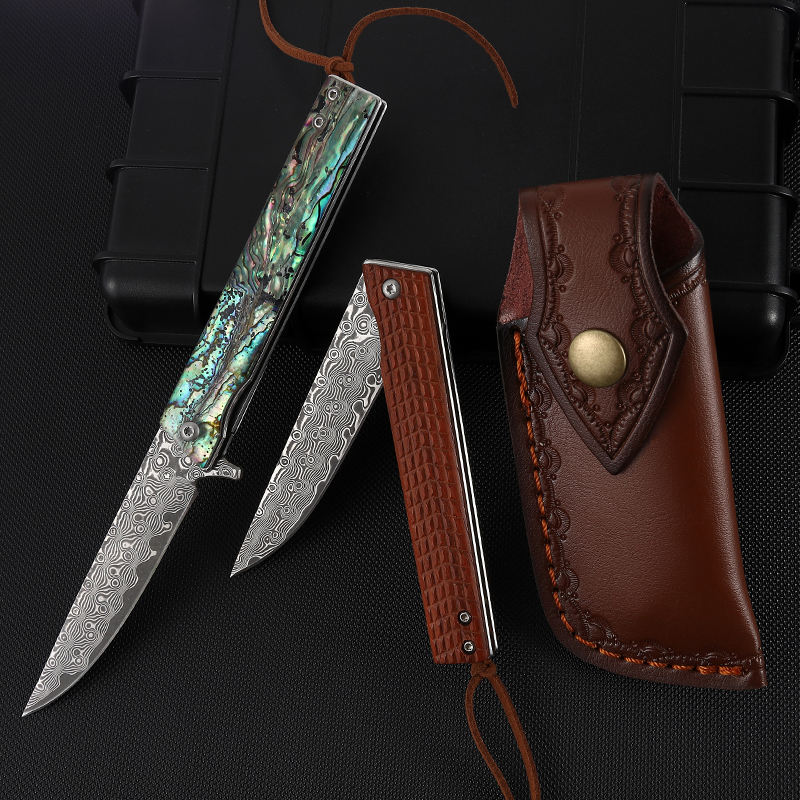 Price US$ 25.5 High Quality New Style Damascus Steel Hunting Knives Folding Pocket Knife With Custom Handle For Wholesaler Retailers Buy On Alfknives.com