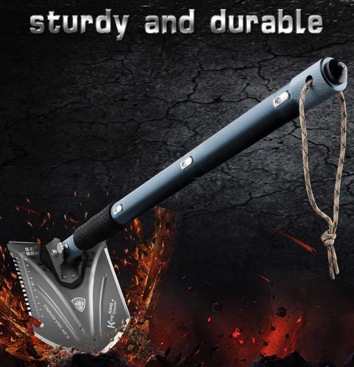 Price US$ 38.8 High Quality Tactical Survival Shovel Aluminum Handle Camping Multifunctional Shovels Tool Set Buy On Alfknives.com